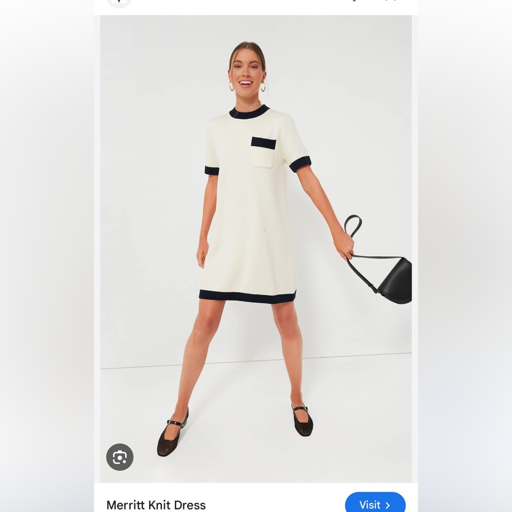 Merritt Knit Dress Tuckernuck Off White Size XS
